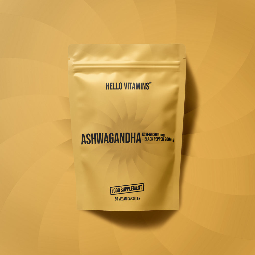 Ashwagandha KSM-66 3600mg + BLACK PEPPER 200mg
