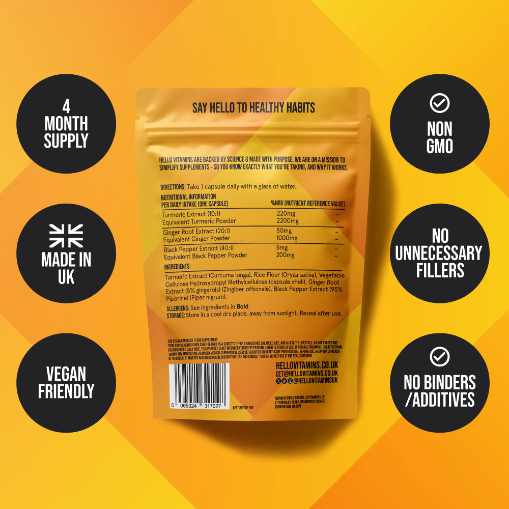 Immunity Bundle (Vitamin C, Vitamin D3 & Turmeric)