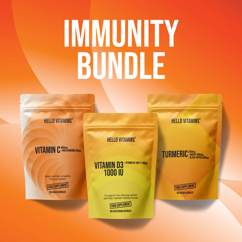 Immunity Bundle (Vitamin C, Vitamin D3 & Turmeric)