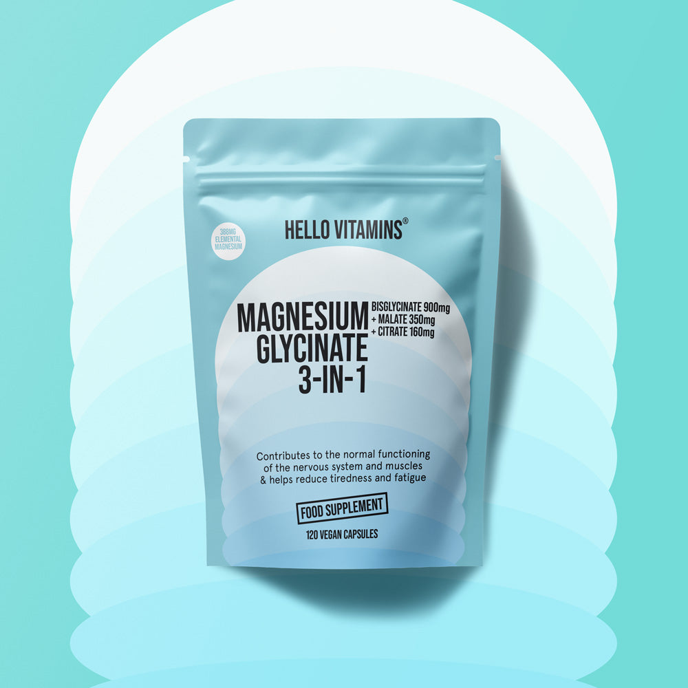 Magnesium Glycinate 3-In-1 + MALATE 350mg + CITRATE 160mg
