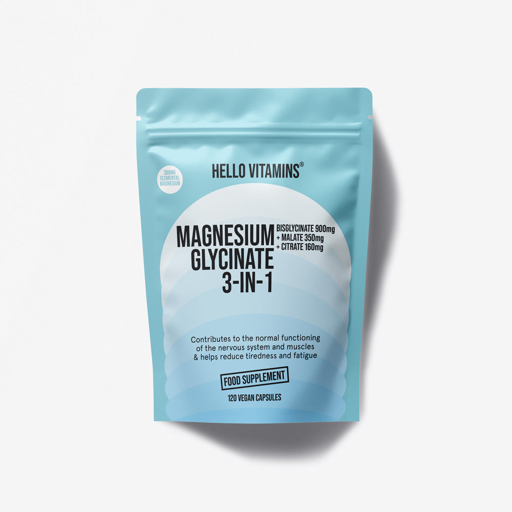 Magnesium Glycinate 3-In-1 + MALATE 350mg + CITRATE 160mg