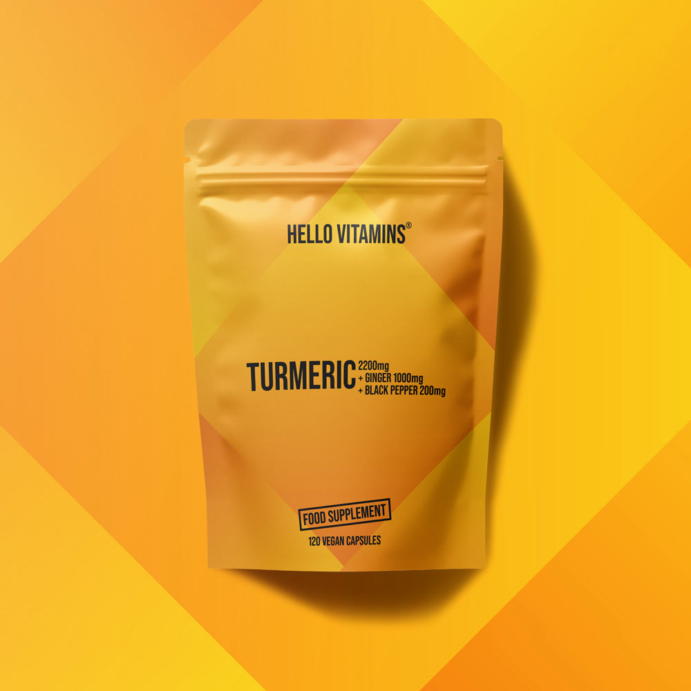 Turmeric 2200mg + GINGER 1000mg + BLACK PEPPER 200mg