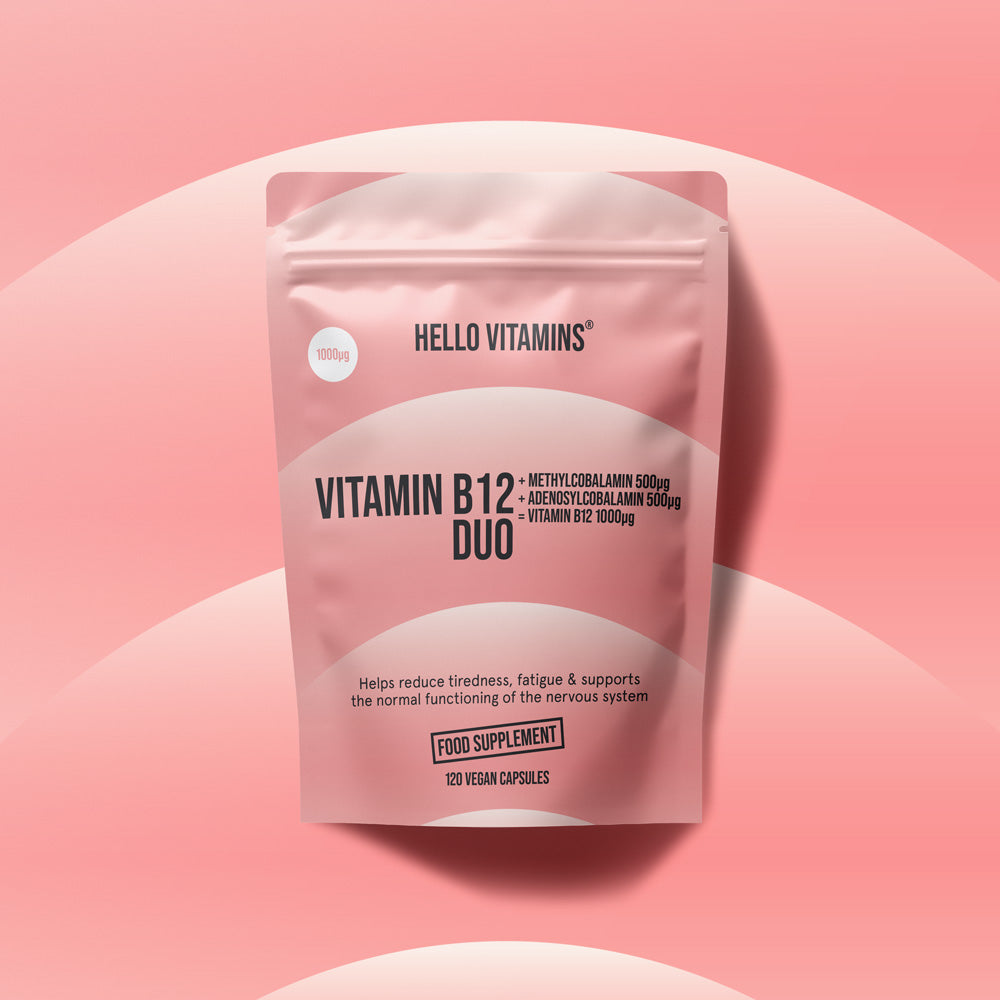 Vitamin B12 Duo + METHYLCOBALAMIN 500ug + ADENOSYLCOBALAMIN 500ug