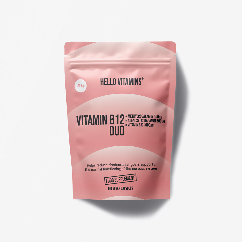 Vitamin B12 Duo + METHYLCOBALAMIN 500ug + ADENOSYLCOBALAMIN 500ug